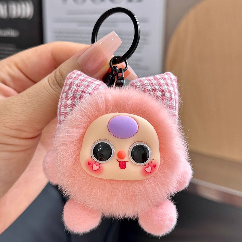 pink keychain